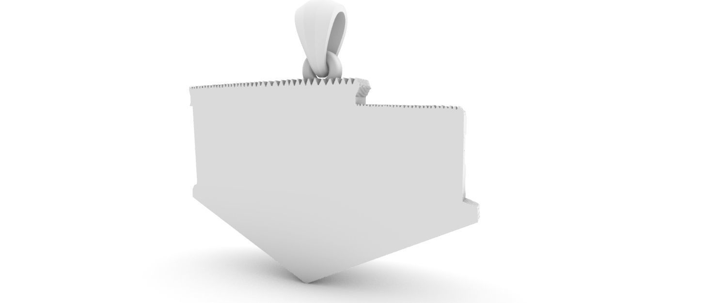 Solomon Temple Pendant 3D print model_11