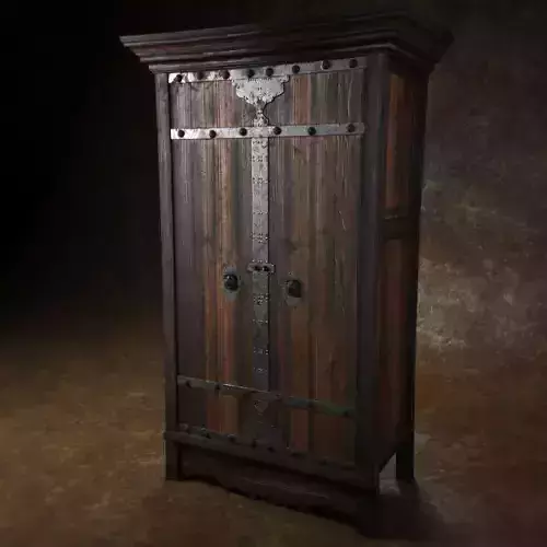 The closet checkered armoire