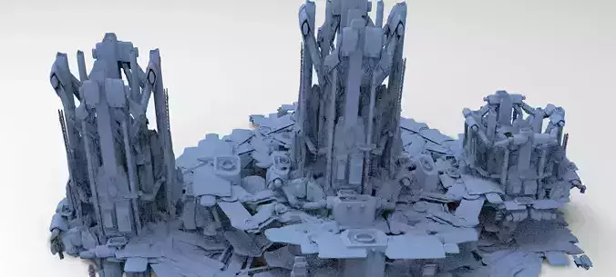 Advanced Ancient Civilization Ship architecture 3 designs 