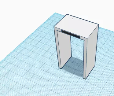 Airport Metal Detector Free low-poly 3D model_0
