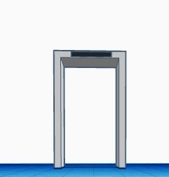 Airport Metal Detector Free low-poly 3D model_4