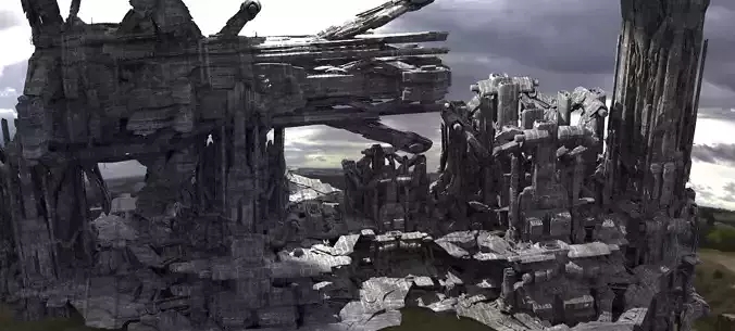 Advanced Ancient Civilization Ship architecture 7 