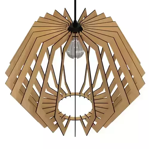 CEILING LIGHT LAMP 3D PRINT AND LASER CUT FILES MODEL 15 3D