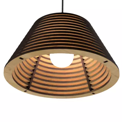 CEILING LIGHT LAMP 3D PRINT AND LASER CUT FILES MODEL 16 3D print model_0