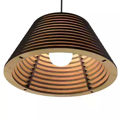 CEILING LIGHT LAMP 3D PRINT AND LASER CUT FILES MODEL 16