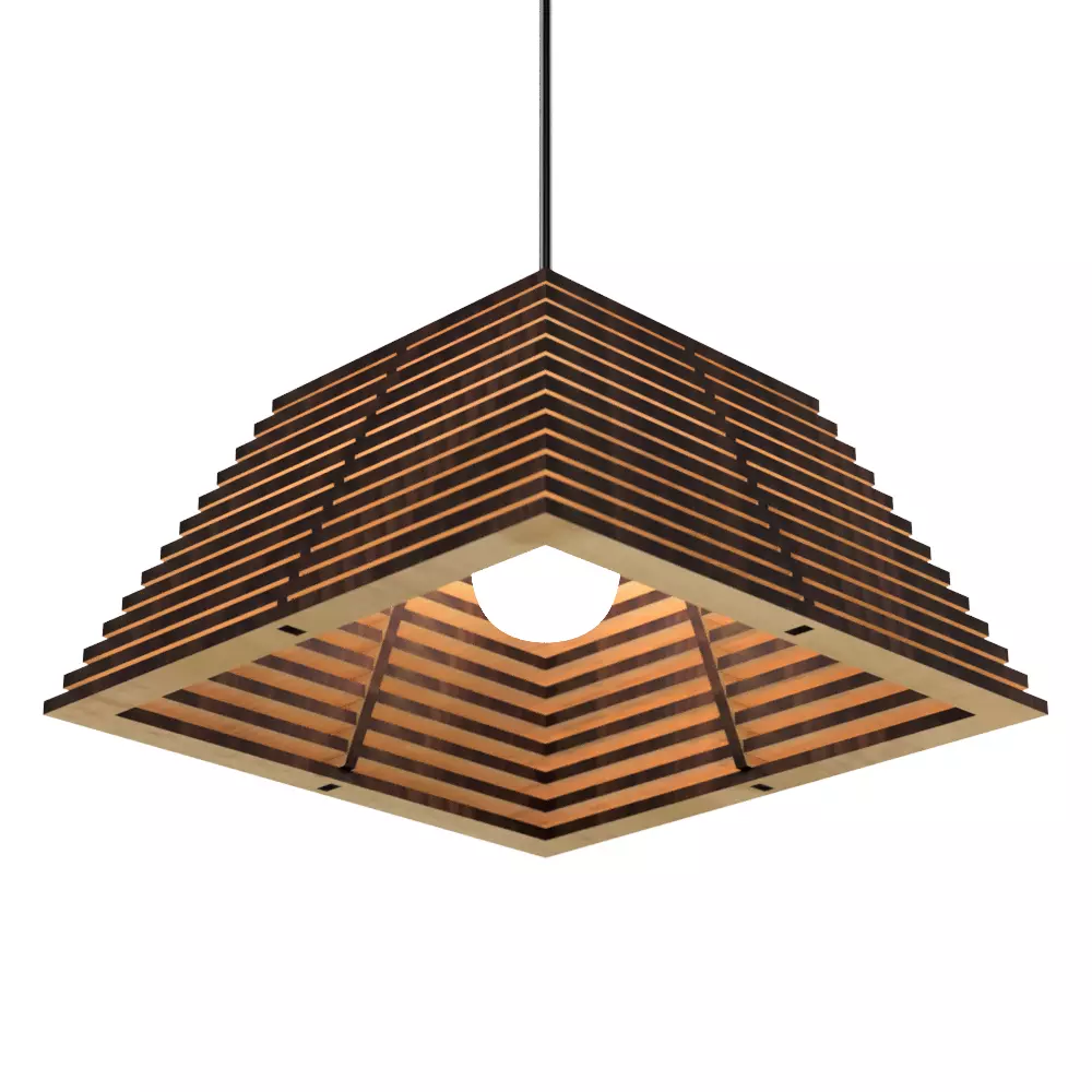 CEILING LIGHT LAMP 3D PRINT AND LASER CUT FILES MODEL 17 3D print model_0