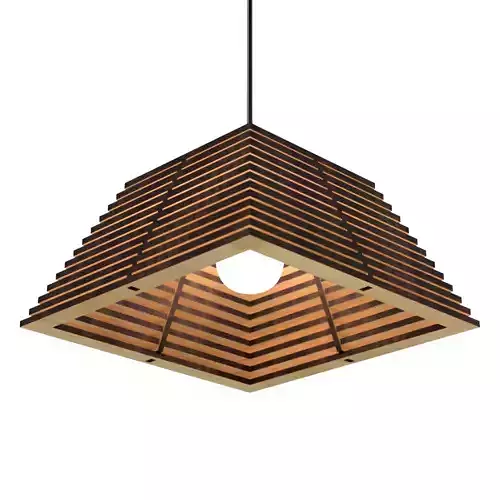 CEILING LIGHT LAMP 3D PRINT AND LASER CUT FILES MODEL 17