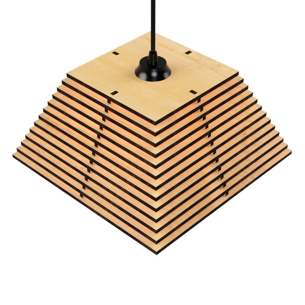 CEILING LIGHT LAMP 3D PRINT AND LASER CUT FILES MODEL 17 3D print model_1