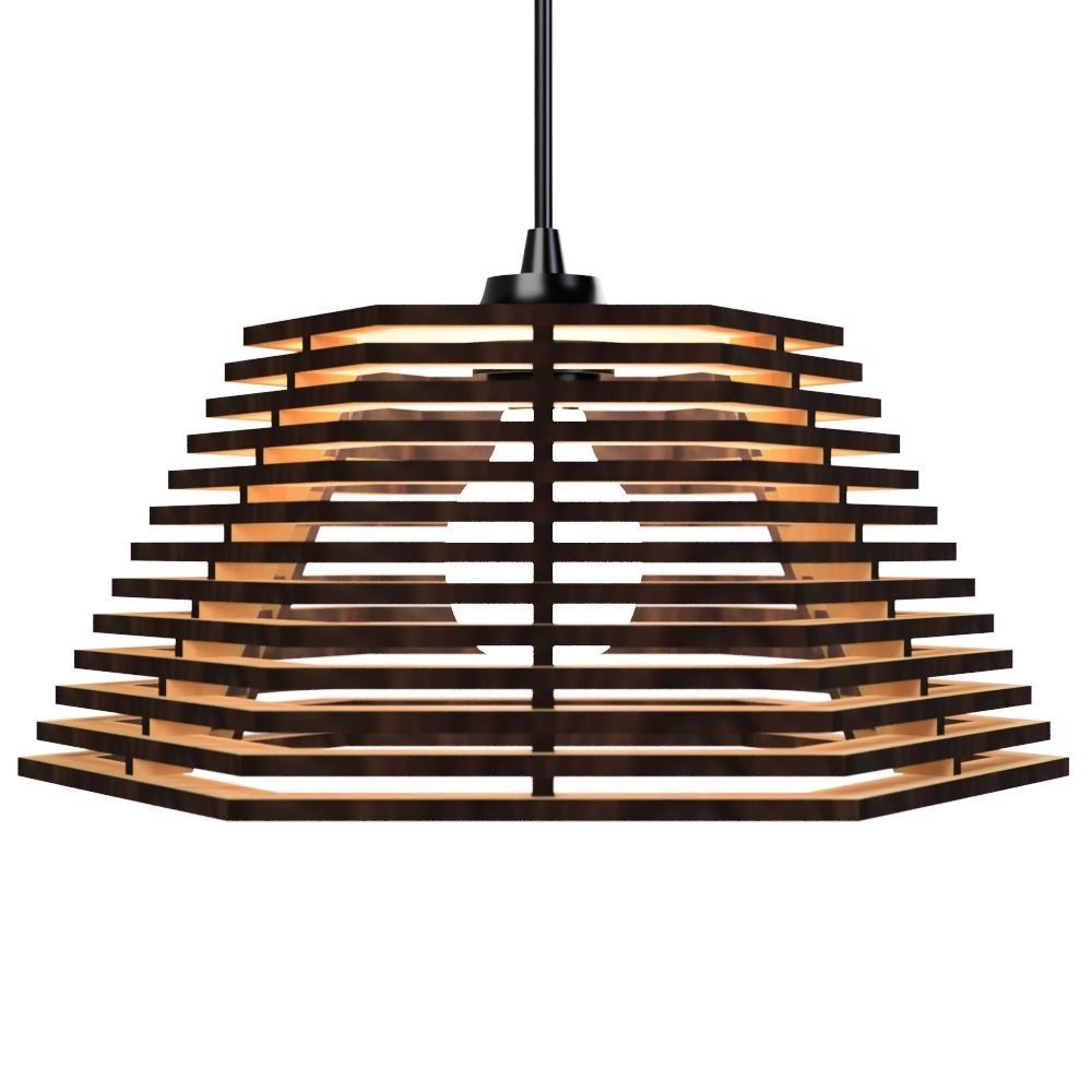 CEILING LIGHT LAMP 3D PRINT AND LASER CUT FILES MODEL 18 3D print model_2