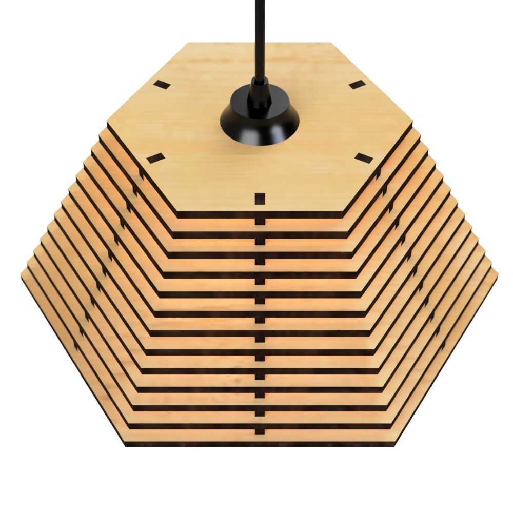 CEILING LIGHT LAMP 3D PRINT AND LASER CUT FILES MODEL 18 3D print model_1