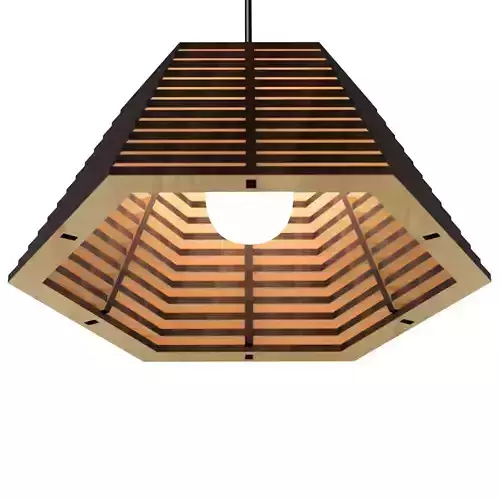 CEILING LIGHT LAMP 3D PRINT AND LASER CUT FILES MODEL 18