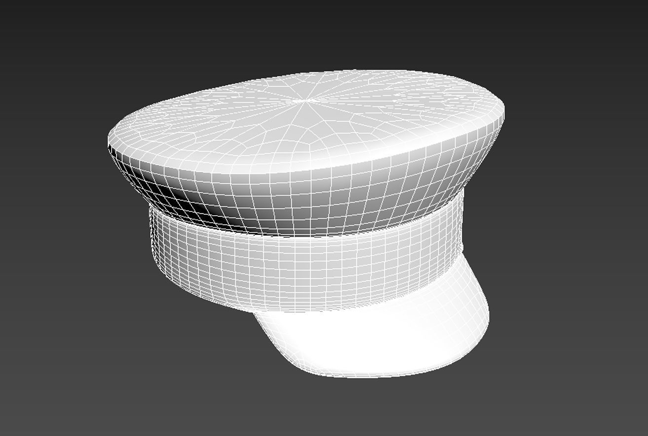 funny military hat free 3D model CGTrader