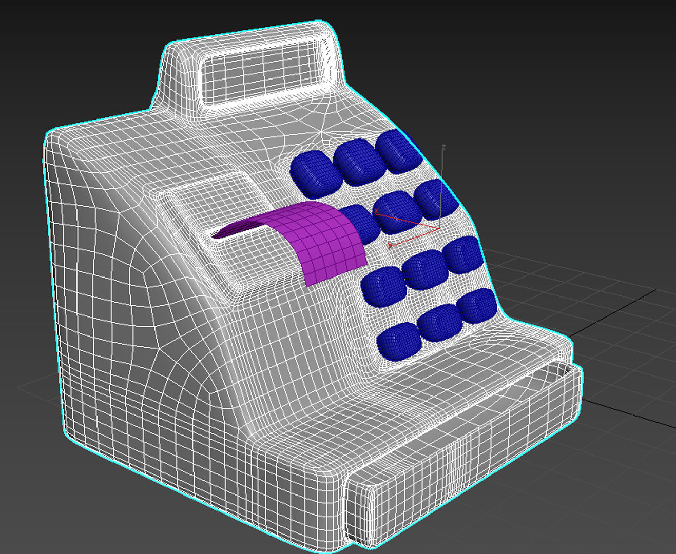Funny Cash register Free 3D model_2