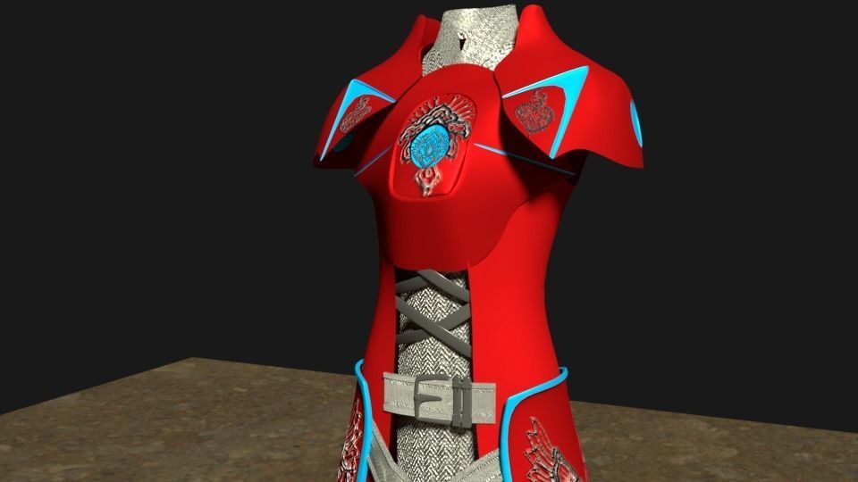 TITAN AMOUR Free low-poly 3D model_3