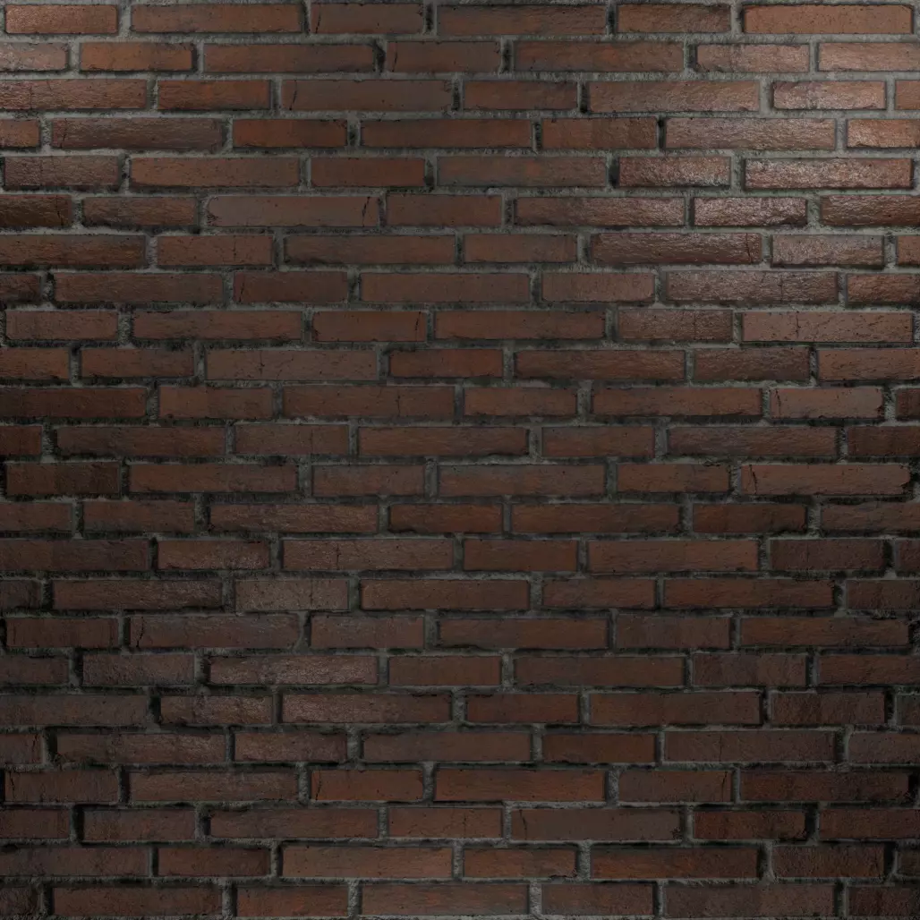 High detail brick wall Free 3D model