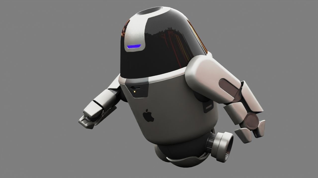 APPLE UTILITY BOT Rigged 3D model_26