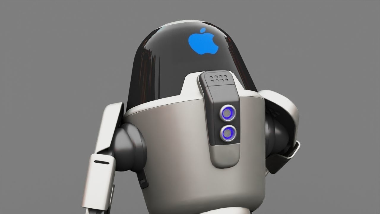 APPLE UTILITY BOT Rigged 3D model_17