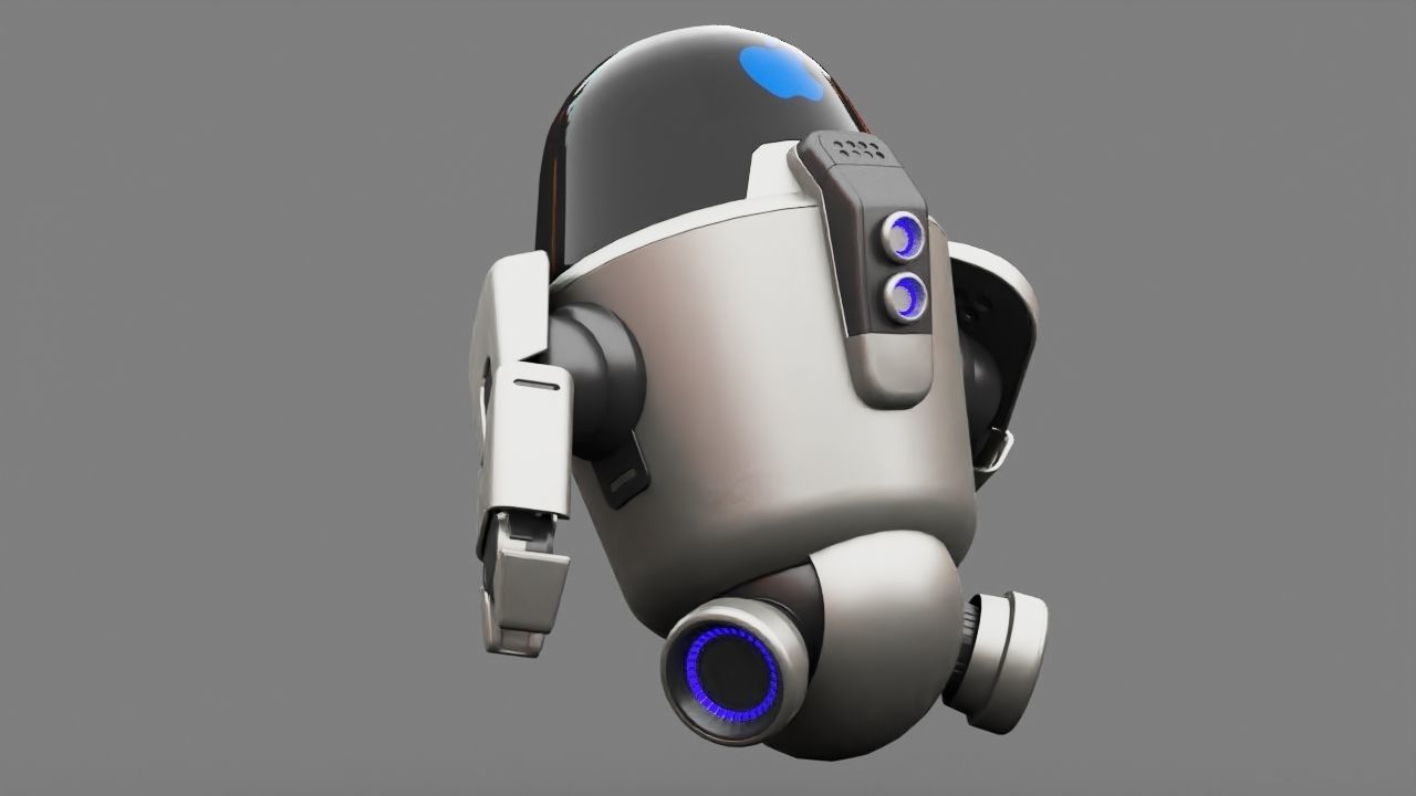 APPLE UTILITY BOT Rigged 3D model_29