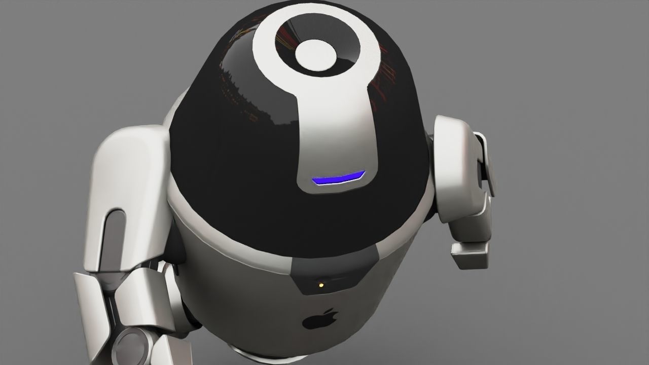 APPLE UTILITY BOT Rigged 3D model_22