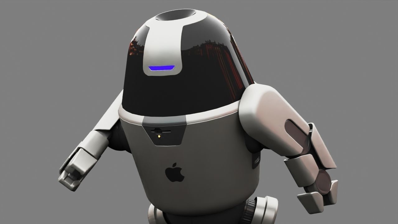 APPLE UTILITY BOT Rigged 3D model_24