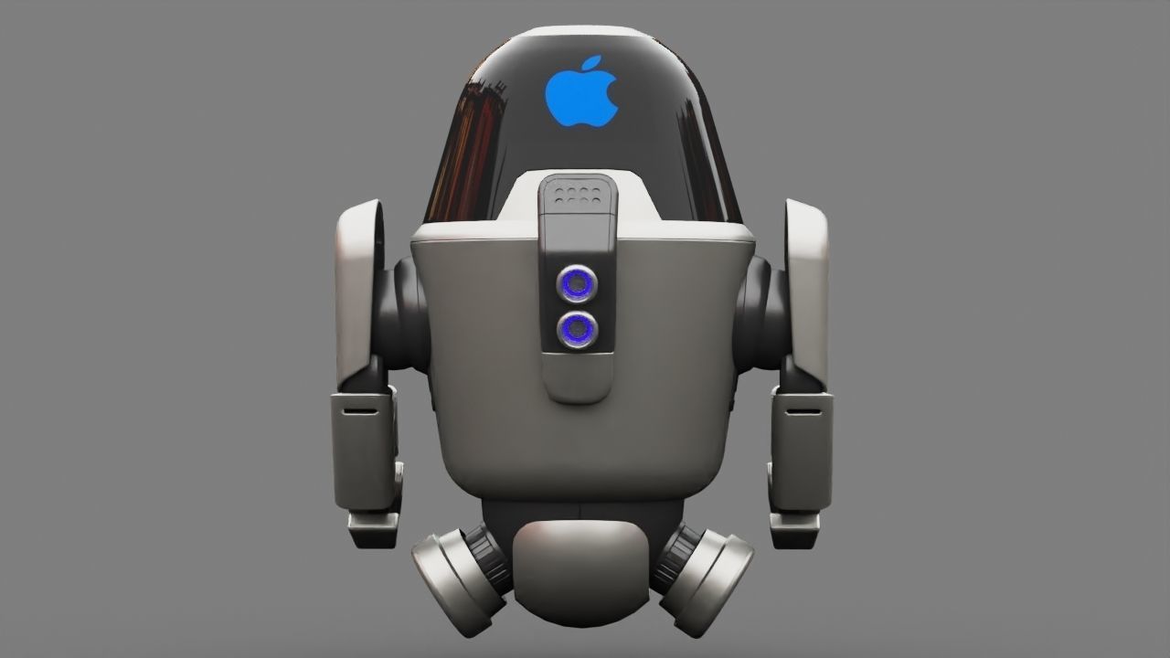 APPLE UTILITY BOT Rigged 3D model_31