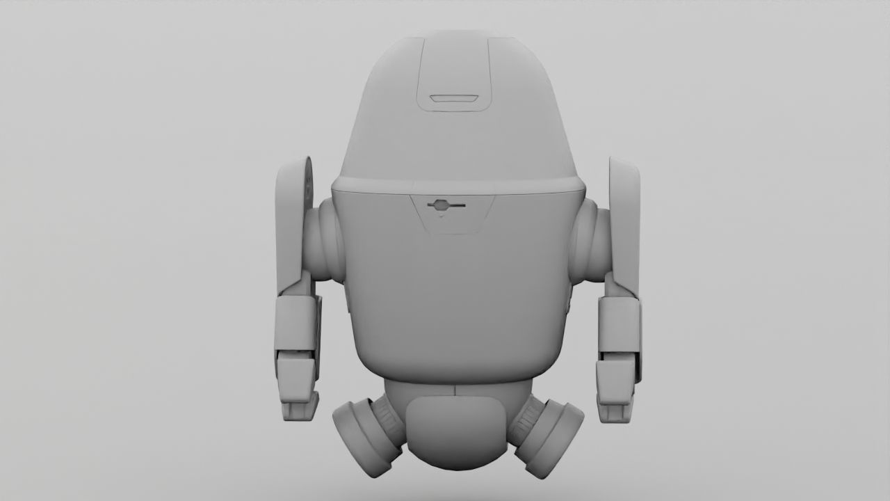 APPLE UTILITY BOT Rigged 3D model_35