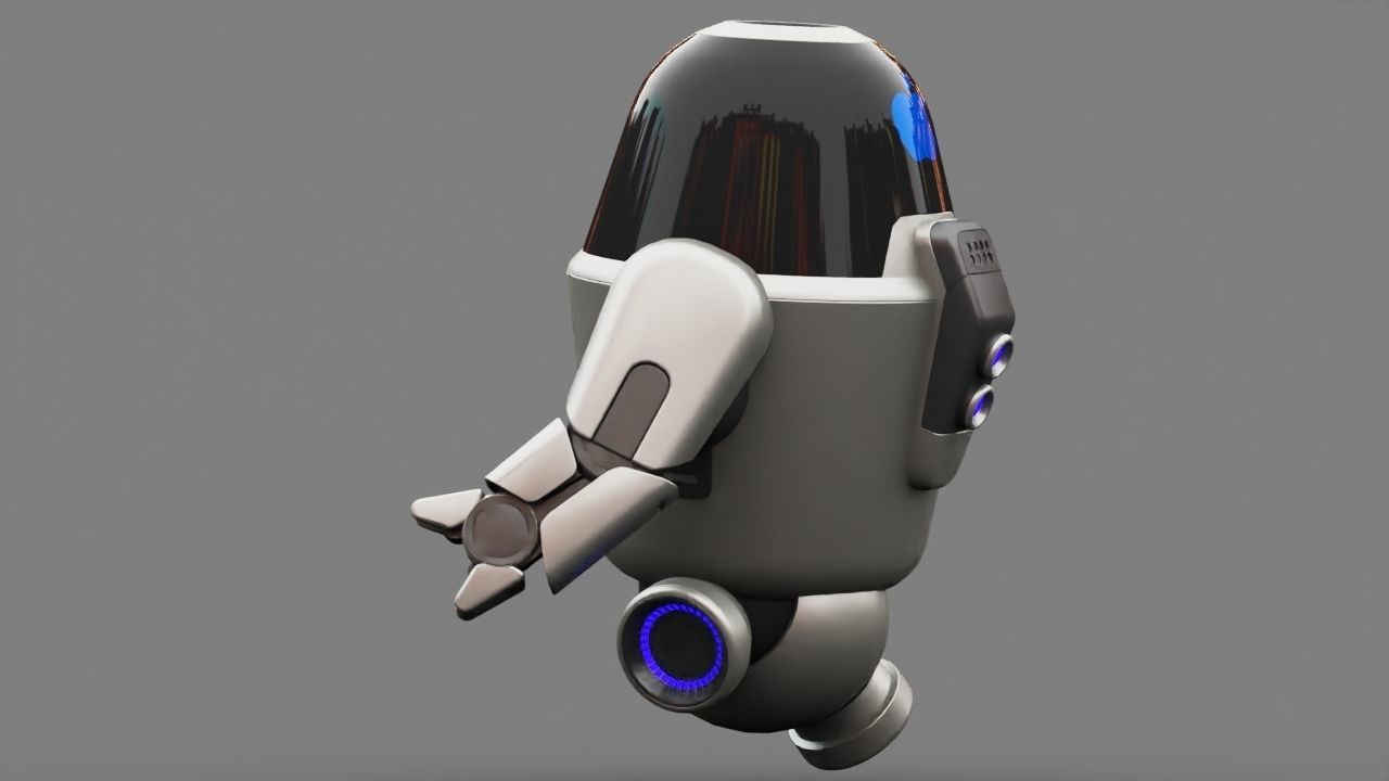 APPLE UTILITY BOT Rigged 3D model_10