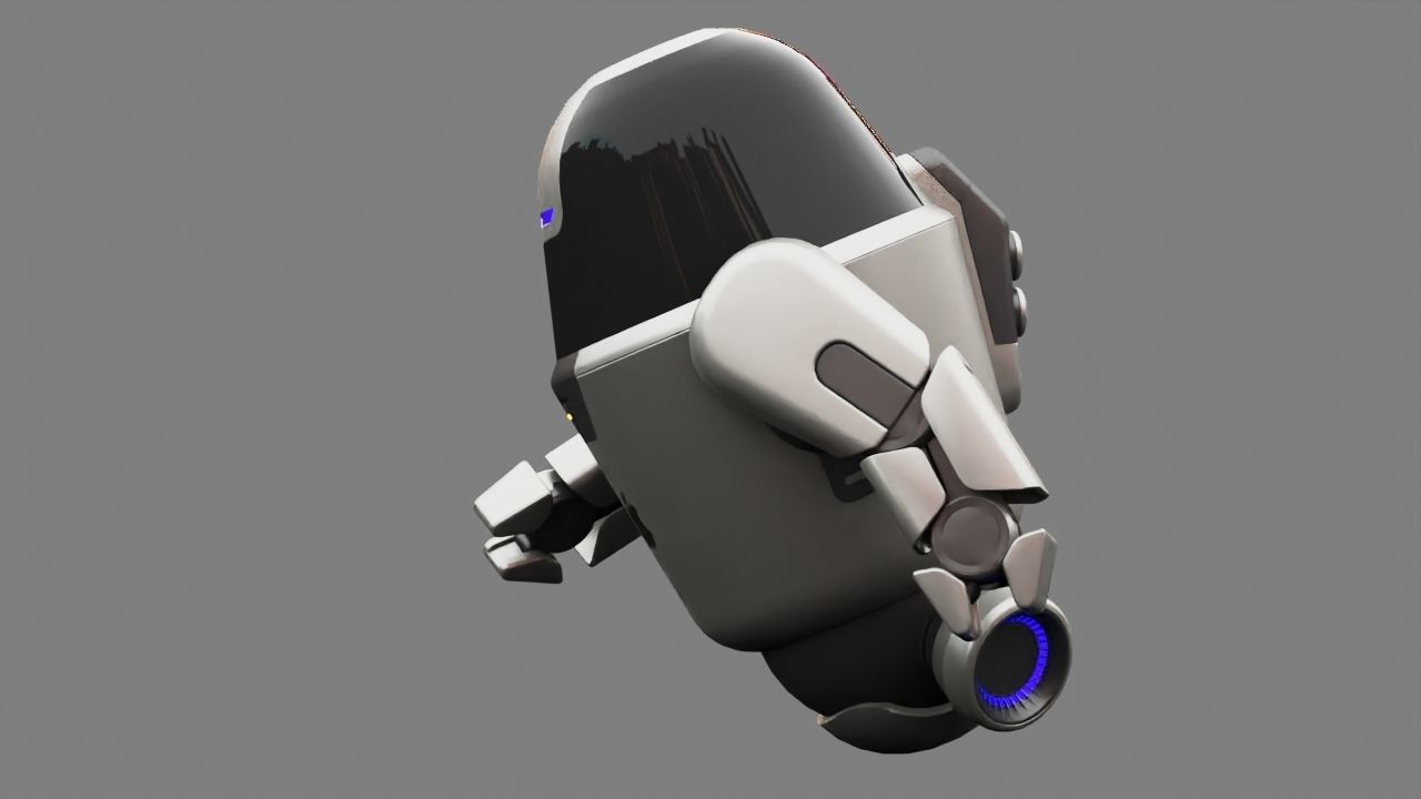 APPLE UTILITY BOT Rigged 3D model_27