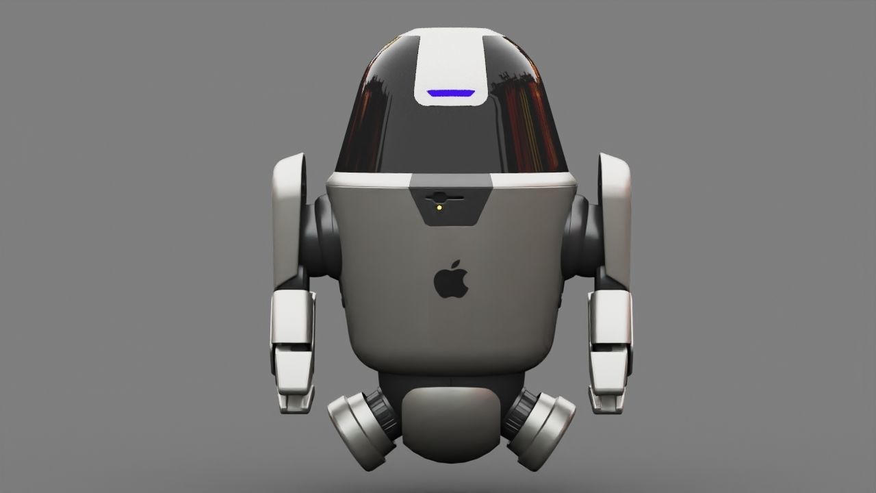 APPLE UTILITY BOT Rigged 3D model_33