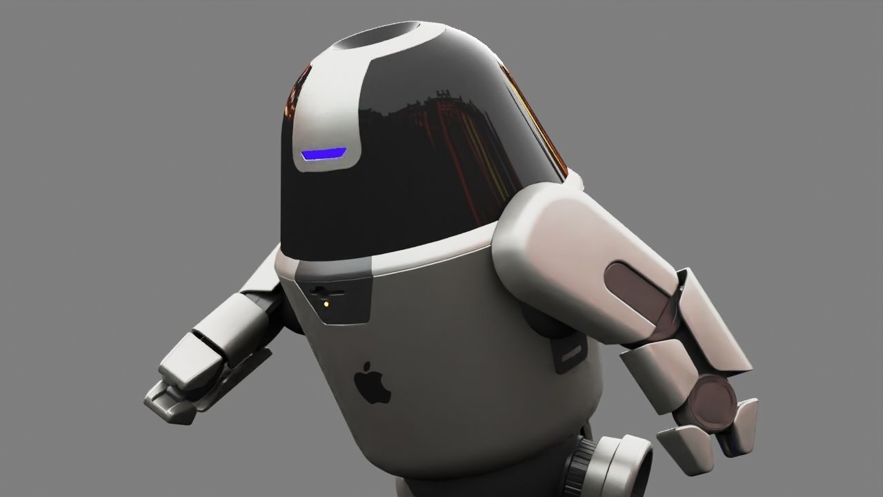 APPLE UTILITY BOT Rigged 3D model_25