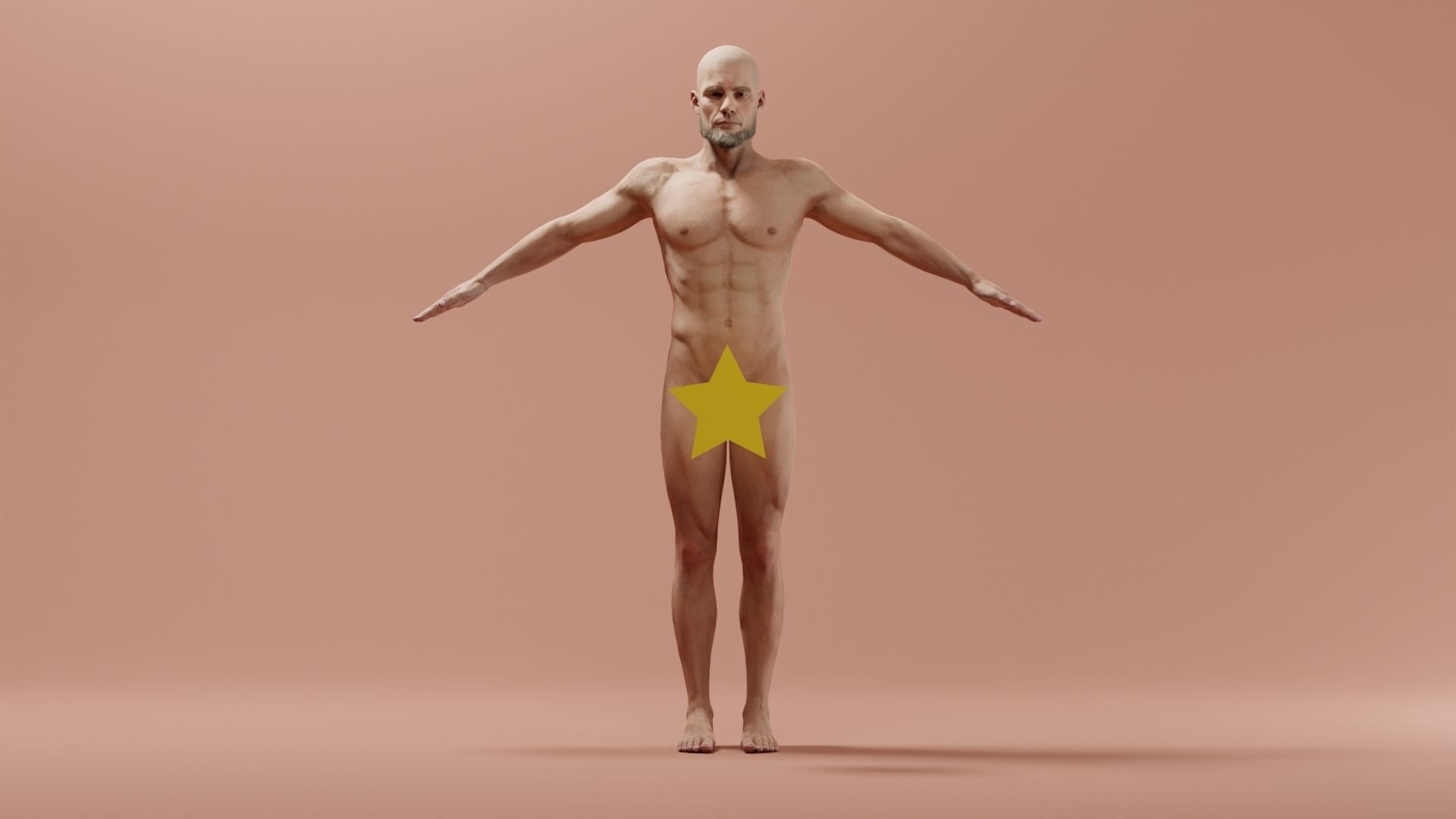 Realistic Male Character - Peter Free 3D model_1