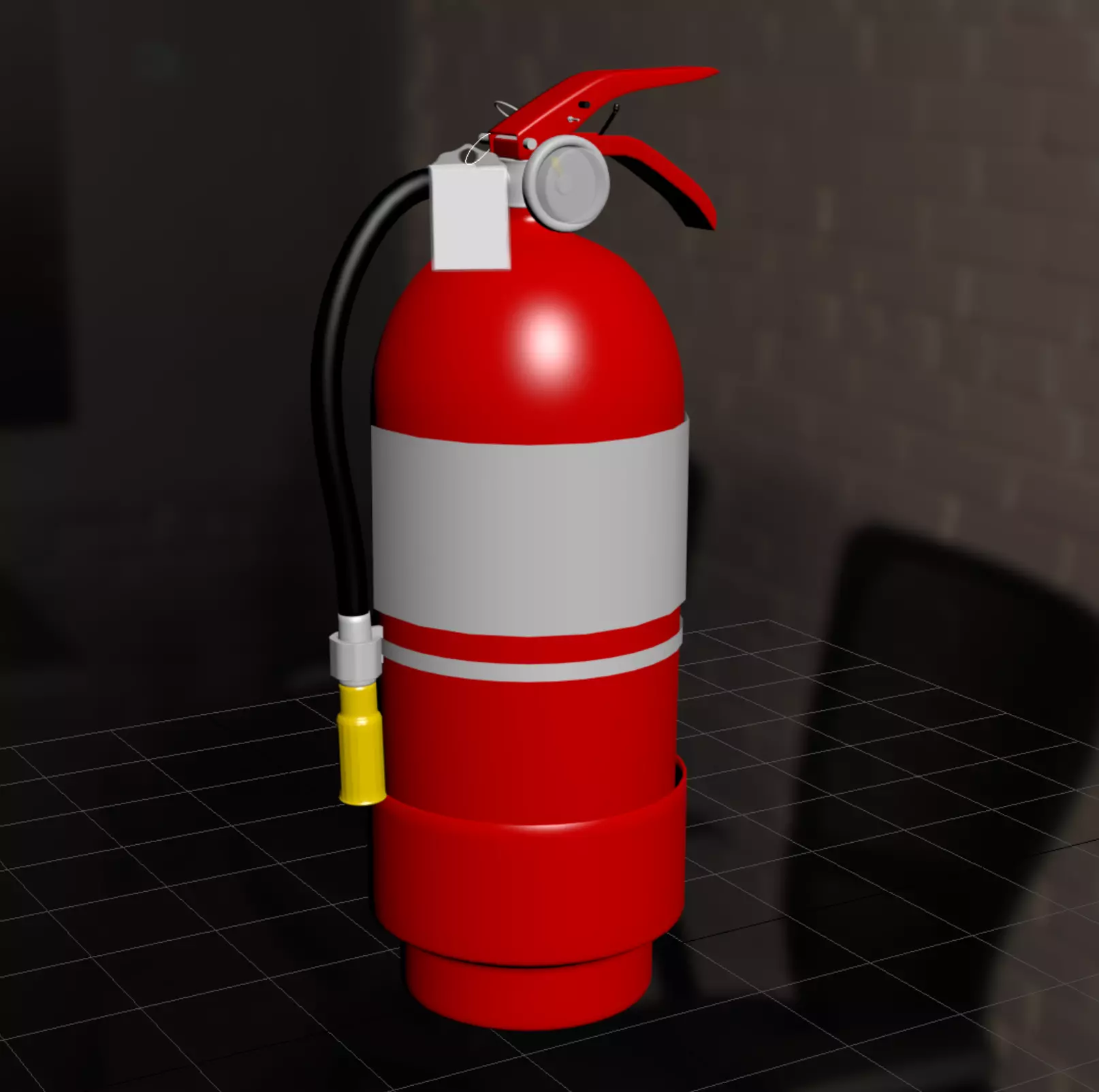 fire extinguisher Free 3D model