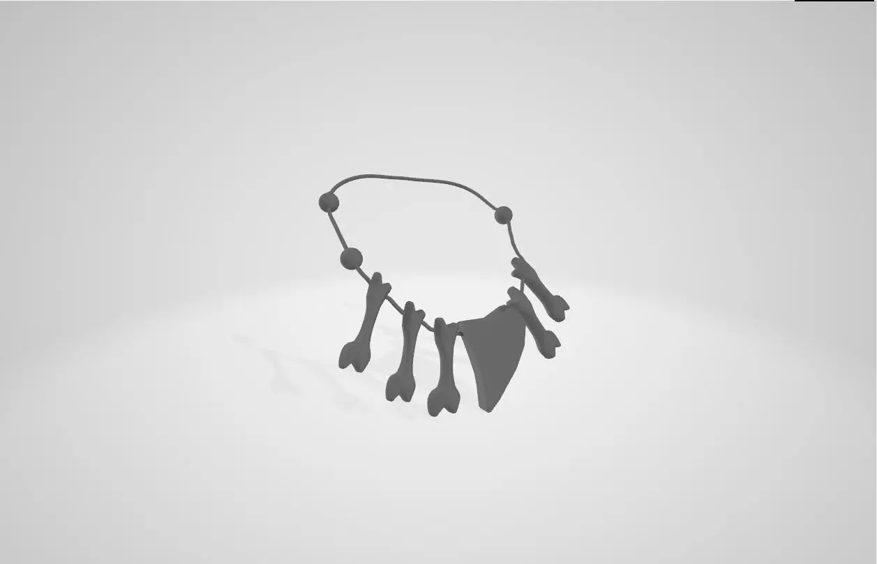 bone onrnamen obj Free low-poly 3D model