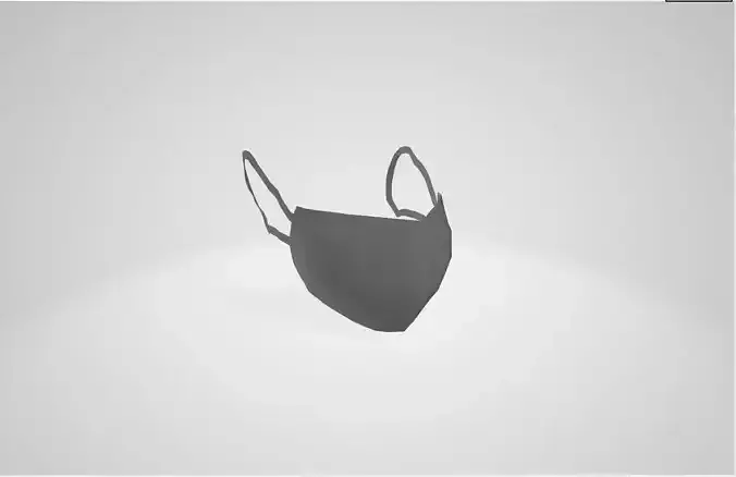 mask obj face Free low-poly 3D model