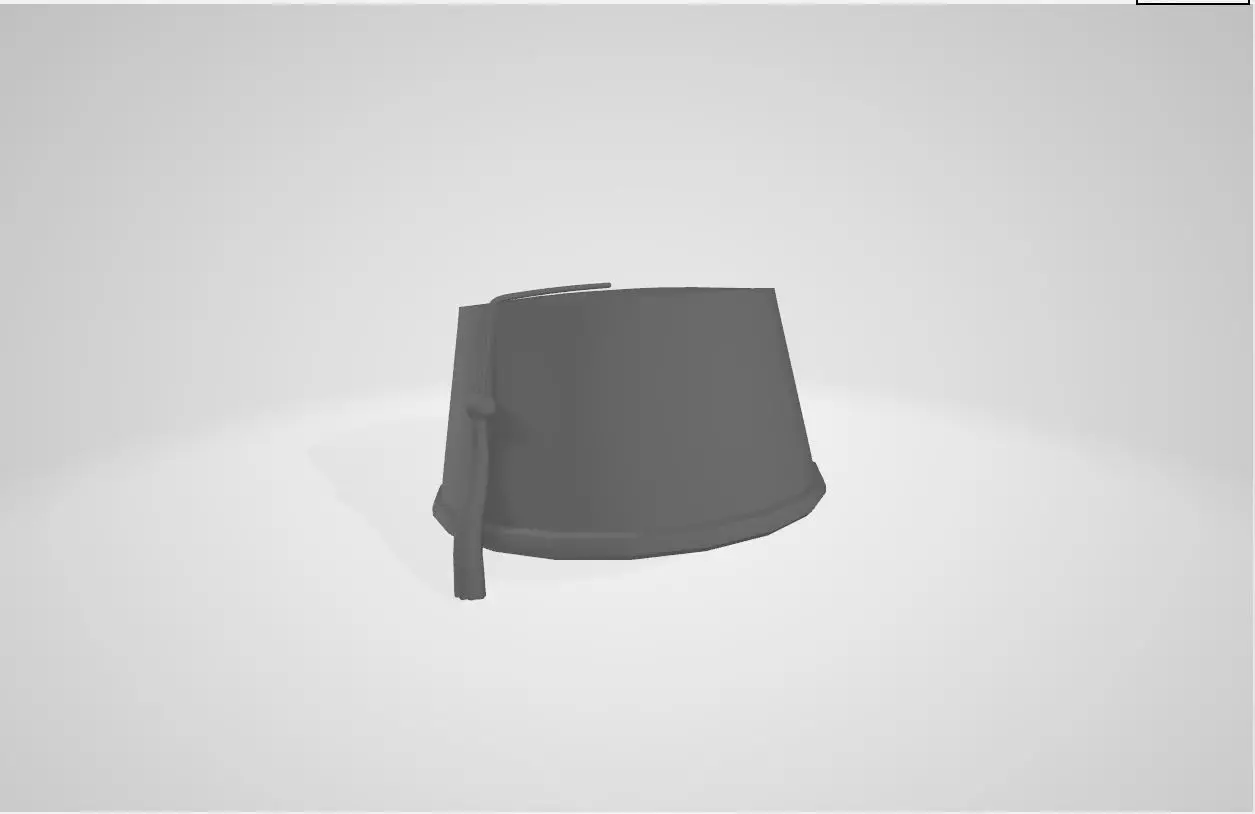 nawabi cap obj Free low-poly 3D model
