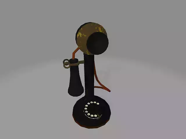 Old-Time Dial Phone