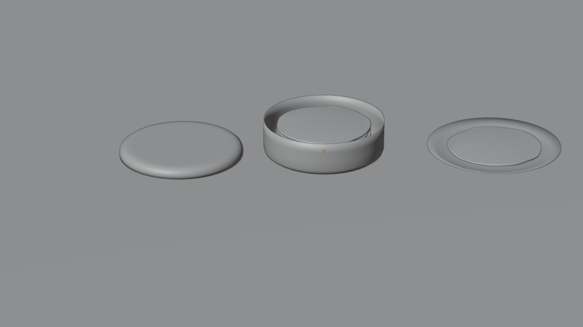 Honduran Corn Tortillas Low-poly 3D model_7
