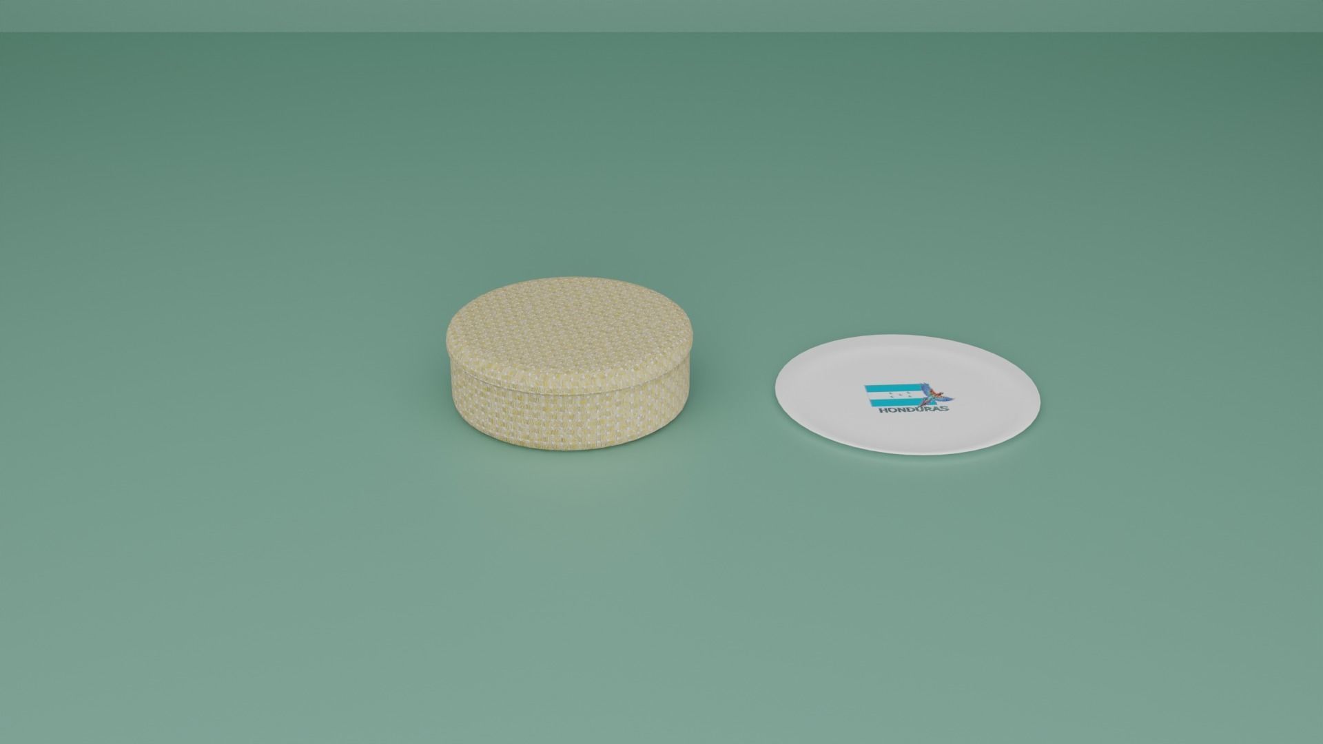 Honduran Corn Tortillas Low-poly 3D model_2
