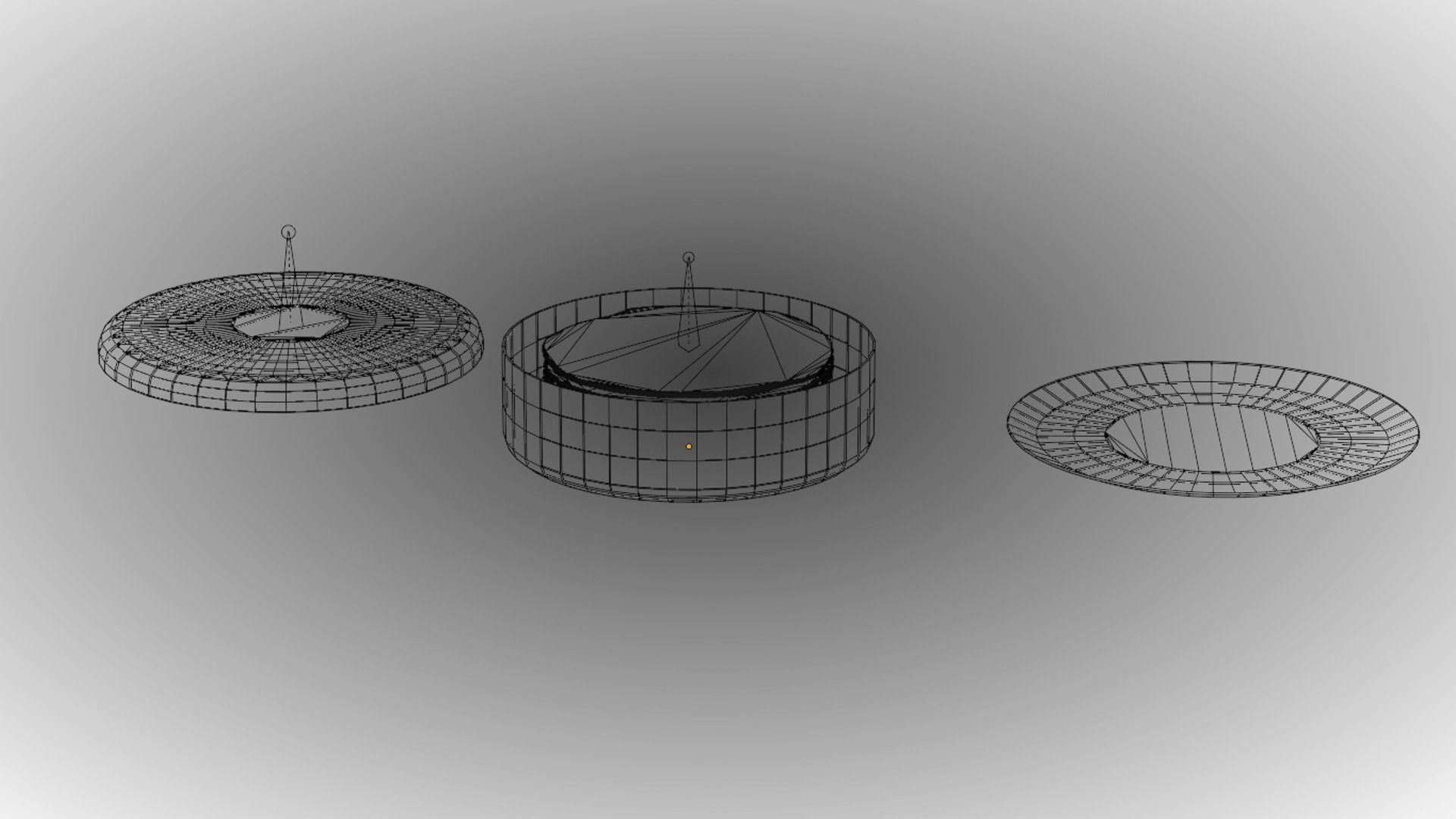 Honduran Corn Tortillas Low-poly 3D model_14