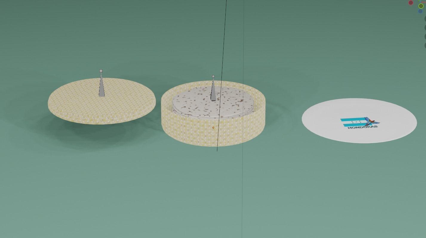 Honduran Corn Tortillas Low-poly 3D model_6