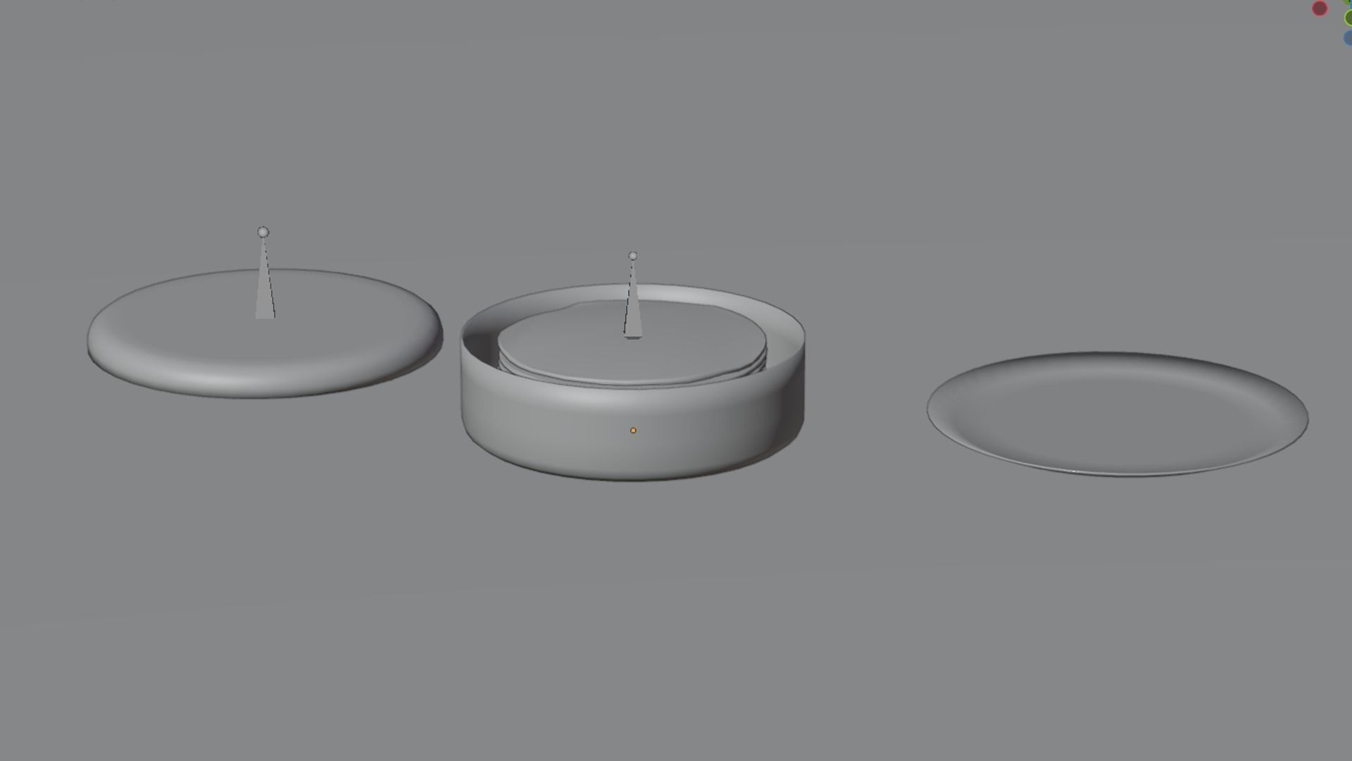 Honduran Corn Tortillas Low-poly 3D model_10