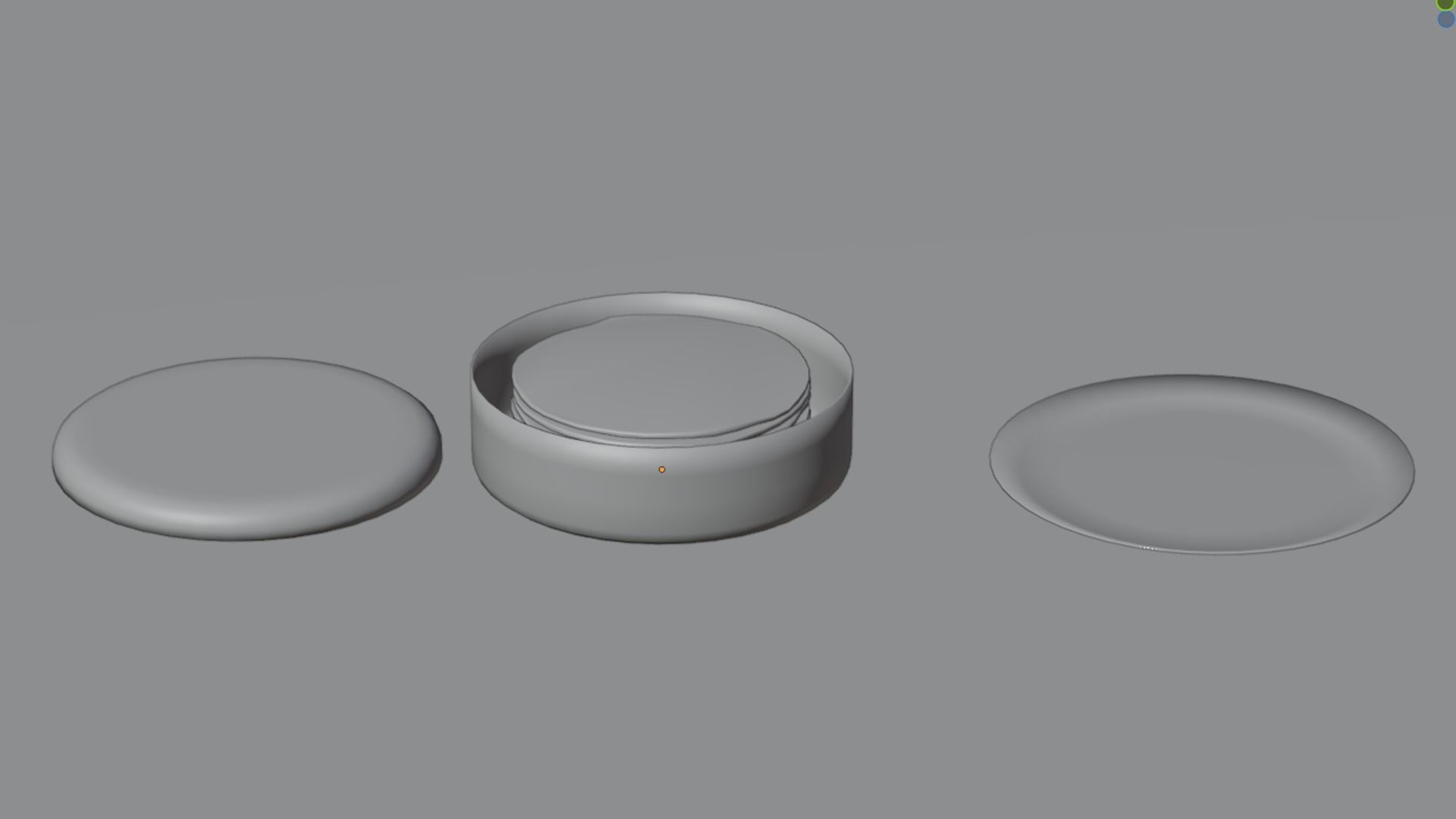 Honduran Corn Tortillas Low-poly 3D model_9