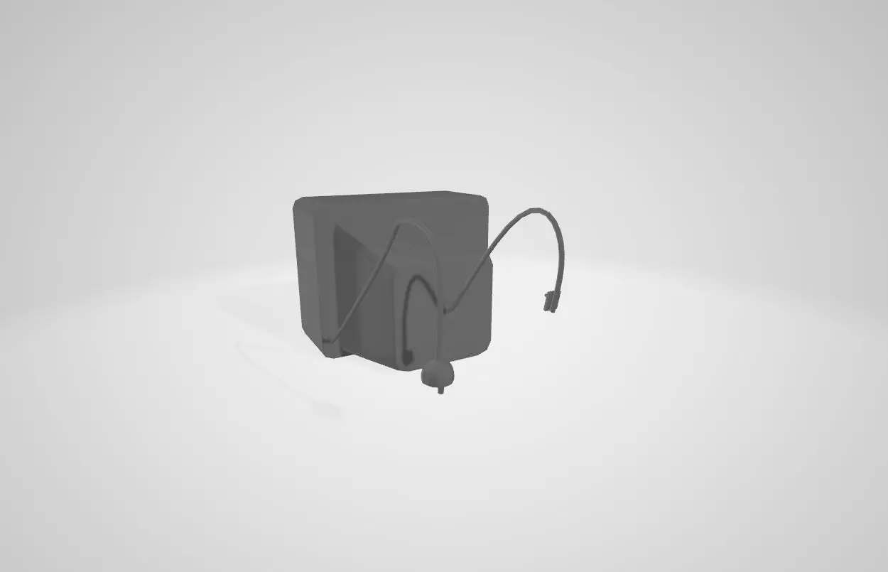 TV obj phone charger Free 3D model