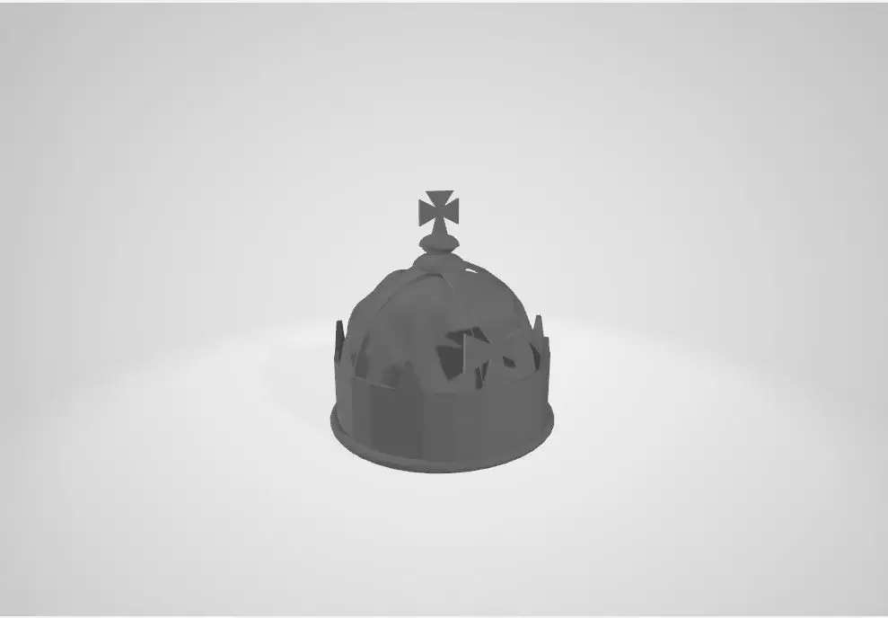 CROWN obj Free low-poly 3D model
