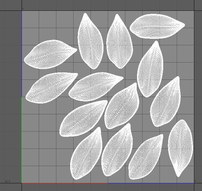 leave obj leaf 3D model_1
