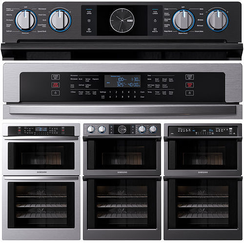 Samsung double oven collection 3D model CGTrader