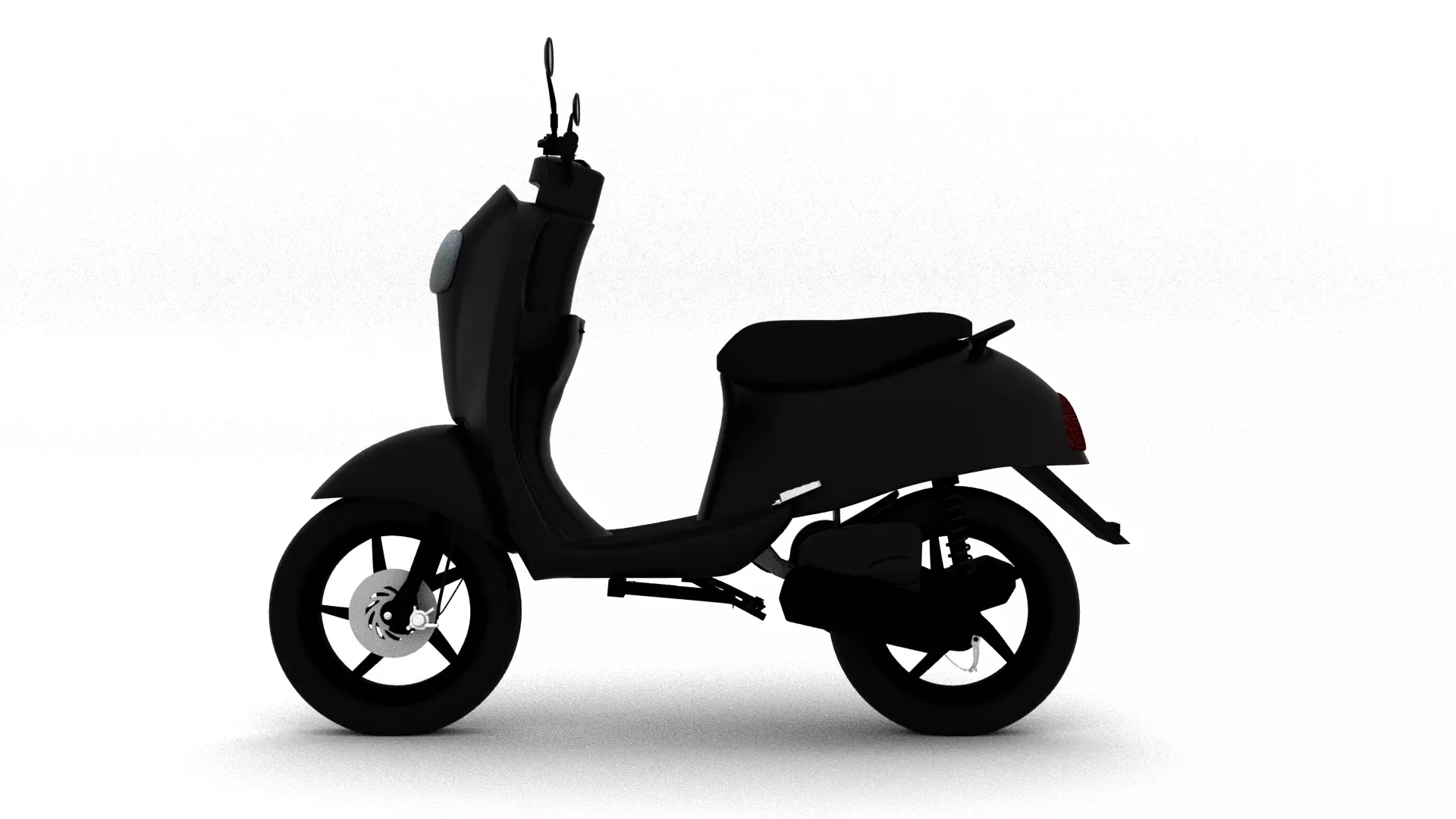 Scooter Motorcycle Style 3D model