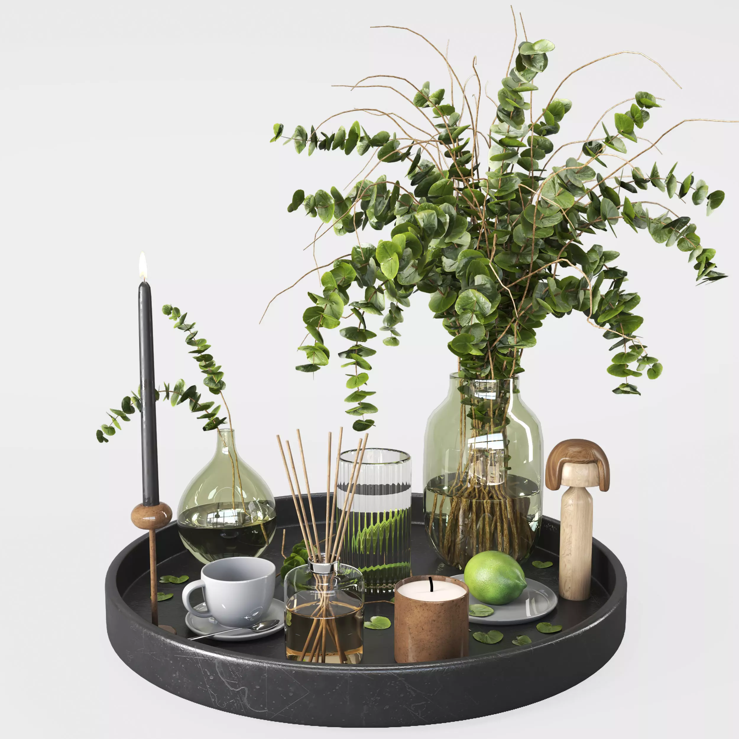 Decorative set 014 3D model