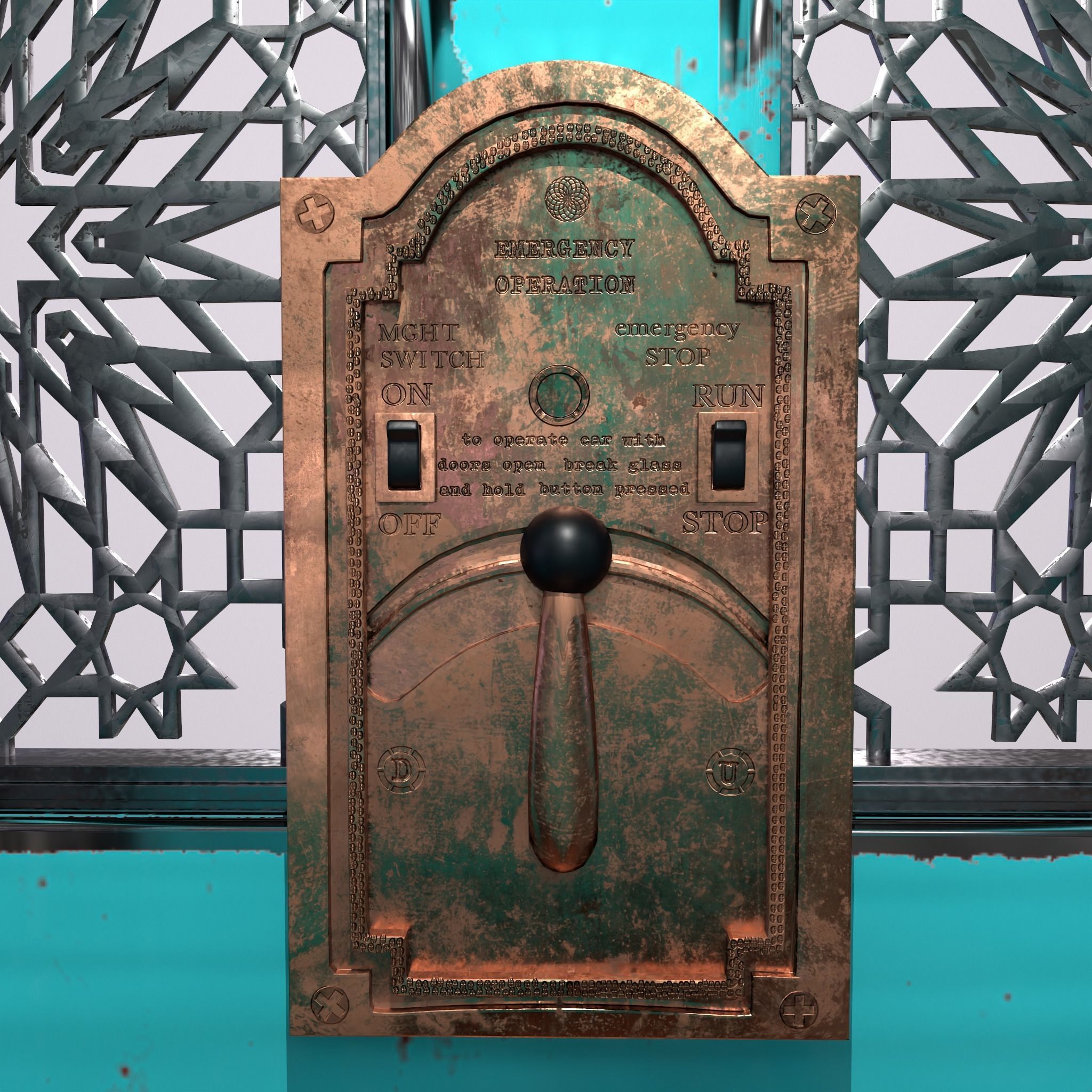 Elevator Vol 02 Old 3D model 3D model_17