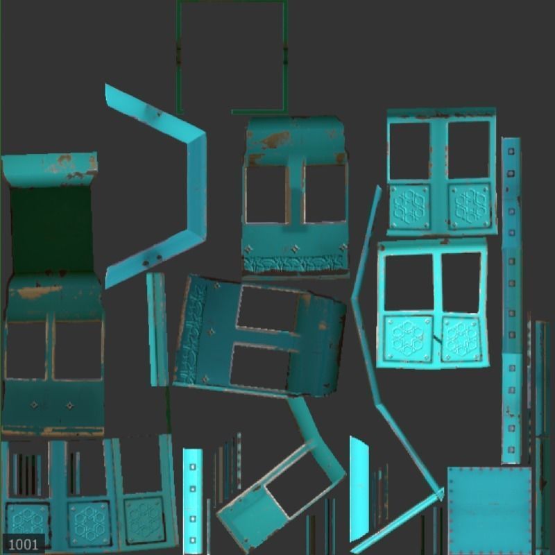 Elevator Vol 02 Old 3D model 3D model_25